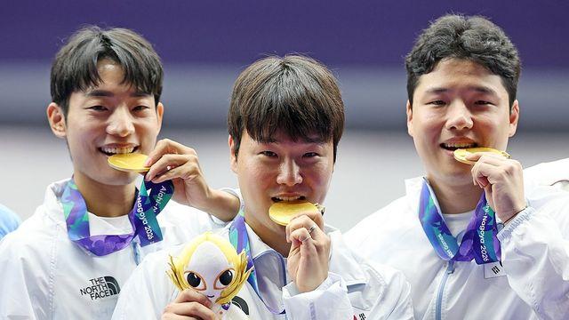 [아시안게임] '金金' 합작 권총 삼총사 