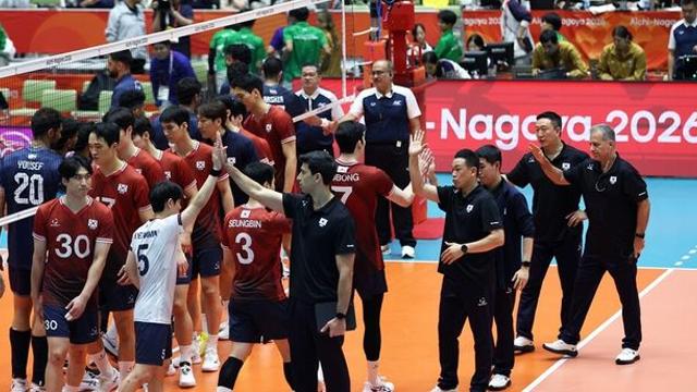 韓 남자배구, 인도전서 3연패… 7·8위 결정전행