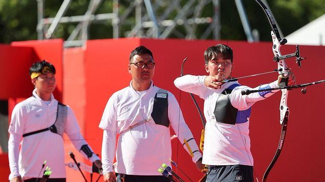 [속보] 한국 남자양궁, 아시안게임 리커브 단체전 금메달 [아시안게임]