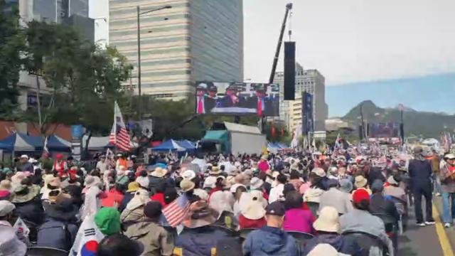 국민의힘, 1년 만에 대규모 장외집회… 