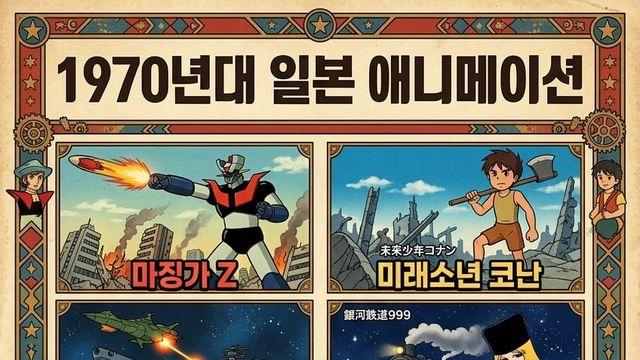세대별 일본 애니 라인업