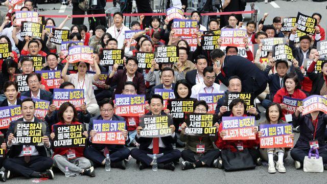 국민의힘, 국감 앞두고 1년 만에 장외집회…대여 공세 강화