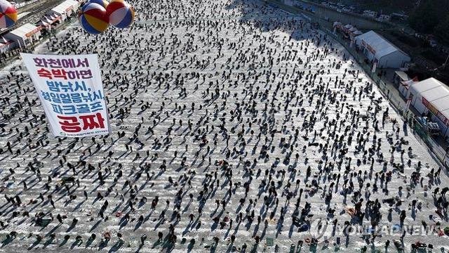 화천산천어축제 변화 시도……이글루 아이스카페 등 검토