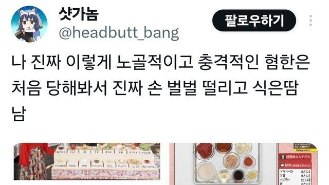 일본방송의 노골적이고 충격적인 혐한