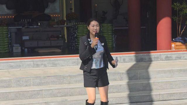 가수 유주이, 하동 봉화사 산사 음악회서 가을 무대 선보여