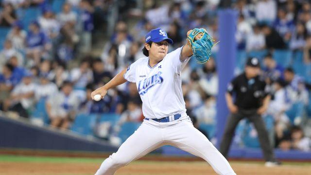 '불펜 데이' 삼성 선발 양창섭, 허리 불편감으로 2이닝 만에 교체 