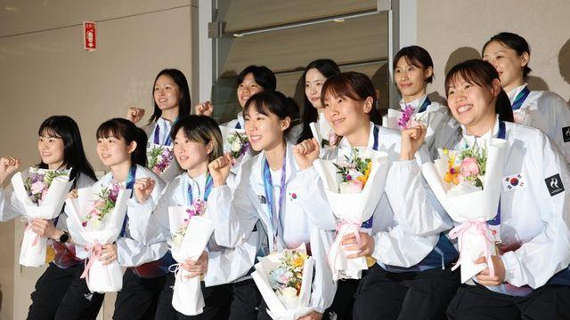 '12년 만의 AG 금메달' WKBL, 여자농구 대표팀에 포상금 총 1억 5000만원