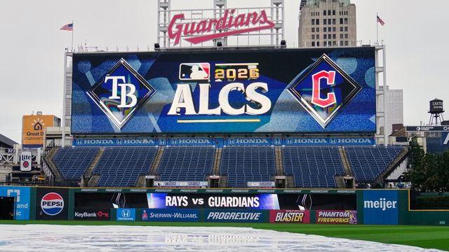 클리블랜드-탬파베이 ALCS 3차전, 비 예보에 5시간 앞당겨 시작
