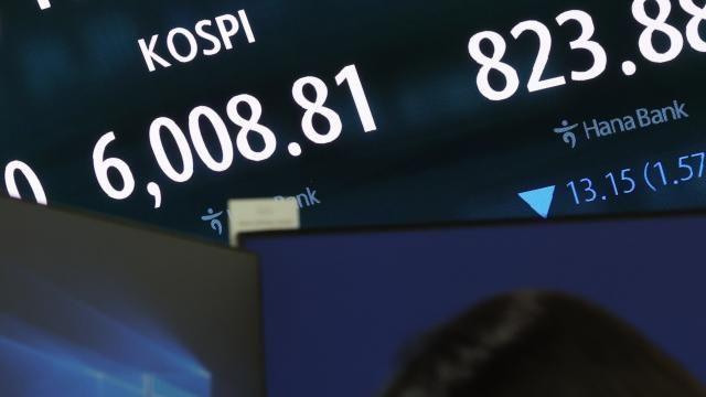 [마감시황] 코스피, 6거래일 연속 하락…외국인 매도에 6000선 '턱걸이'