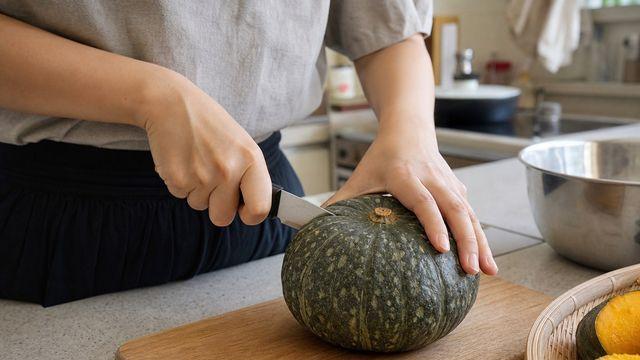 [요리꿀팁] 단단한 호박은 칼을 '이렇게' 움직여 보세요…힘 안 줘도 들어갑니다