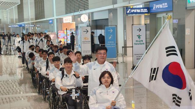 [이제는 APG] '예상 金 7개' 항저우 성공 잇는다, 장애인탁구 대표팀 결전지 나고야로 출국
