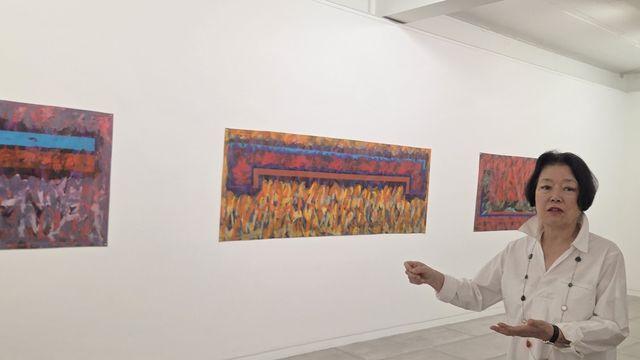 색을 밟고 쓸어 만든 회화…도시의 균열에서 발견한 산수