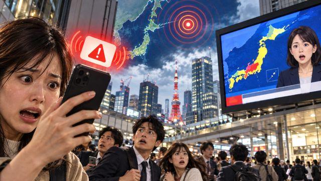 日 도쿄까지 지진 경보 울렸는데…8분 뒤 기상청 돌연 취소