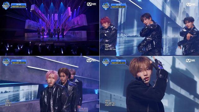 모디세이, 신곡 ‘타!’ 현란 퍼포먼스로 ‘엠카’ 찢었다