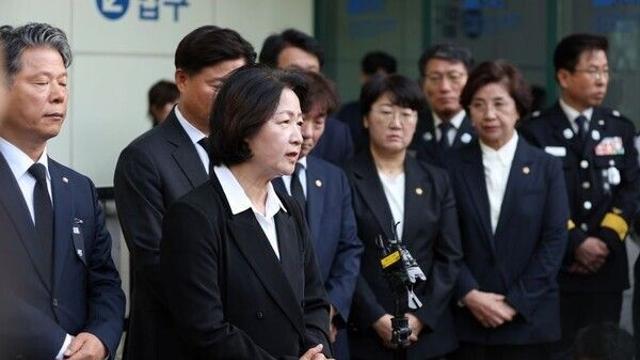 추미애 경기지사, ‘재정 빨대’ 발언 공식 사과…“소방관 폄훼 의도 없었다”