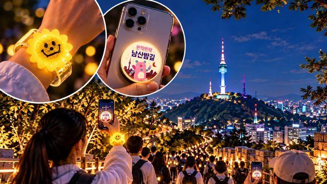 LED 손목등 차고 남산 야경 걷는다…21일 '반짝반짝 남산밤길'