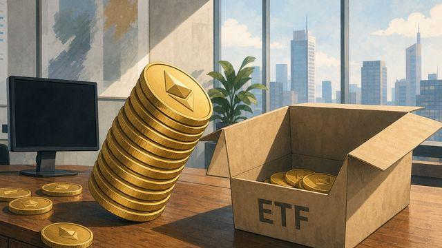 이더리움 ETF 3주째 순유출, 10월 누적 9억 5,500만 달러로 올해 가장 많다