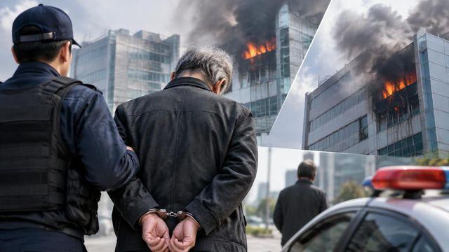 역삼동 빌딩 화재 용의자 검거