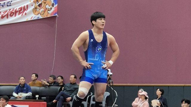 [전국체전] '2012 런던올림픽 우승자' 38세 김현우, 레슬링 82㎏급 우승