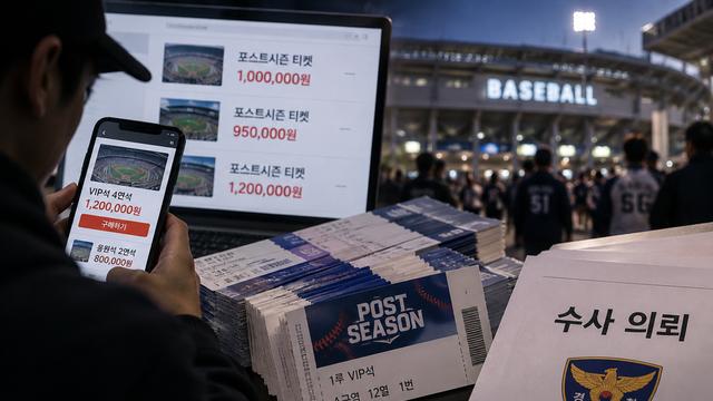 프로야구 포스트시즌 암표 의심자 31명 수사 의뢰