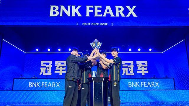 BNK FEARX, DCGI서 TEAM WE 3대 1 꺾고 2년 연속 국제대회 우승 차지