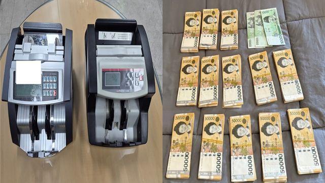 하루 평균 1400만원 수입... '현금 세는 기계'까지 두고 떼돈 벌어