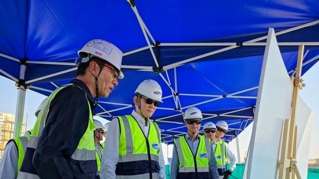 이재용 삼성전자 회장, UAE 가스화력발전소 현장 방문…중동 사업 확대 모색