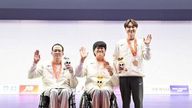 한국 사격, 장애인AG 혼성 50ｍ 소총 복사 금·은·동 석권