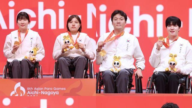마지막날에도 '금·금·금·금' 한국 탁구, 금메달 12개로 역대 최다 성적…윤지유·김현욱 3관왕 '뉴 스타' [나고야 APG]