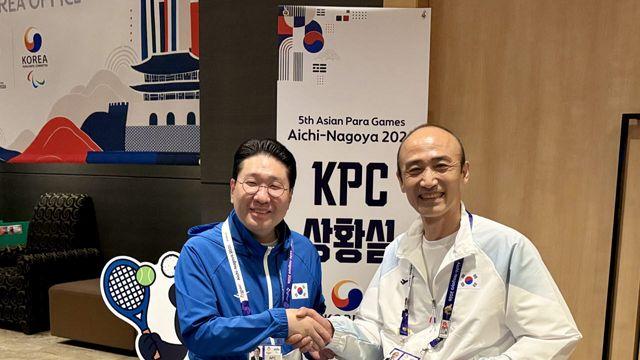 단장 임무 끝나도 응원은 계속…이상현 회장, 패러게임 찾아 선수단 격려