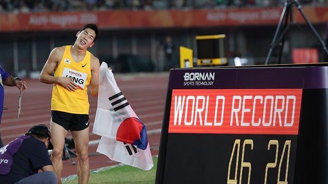 육상 장민호, 400ｍ 세계신기록으로 장애인AG 2관왕…46초24