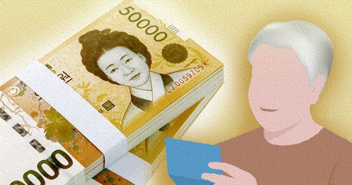 기초연금 받는 고령…