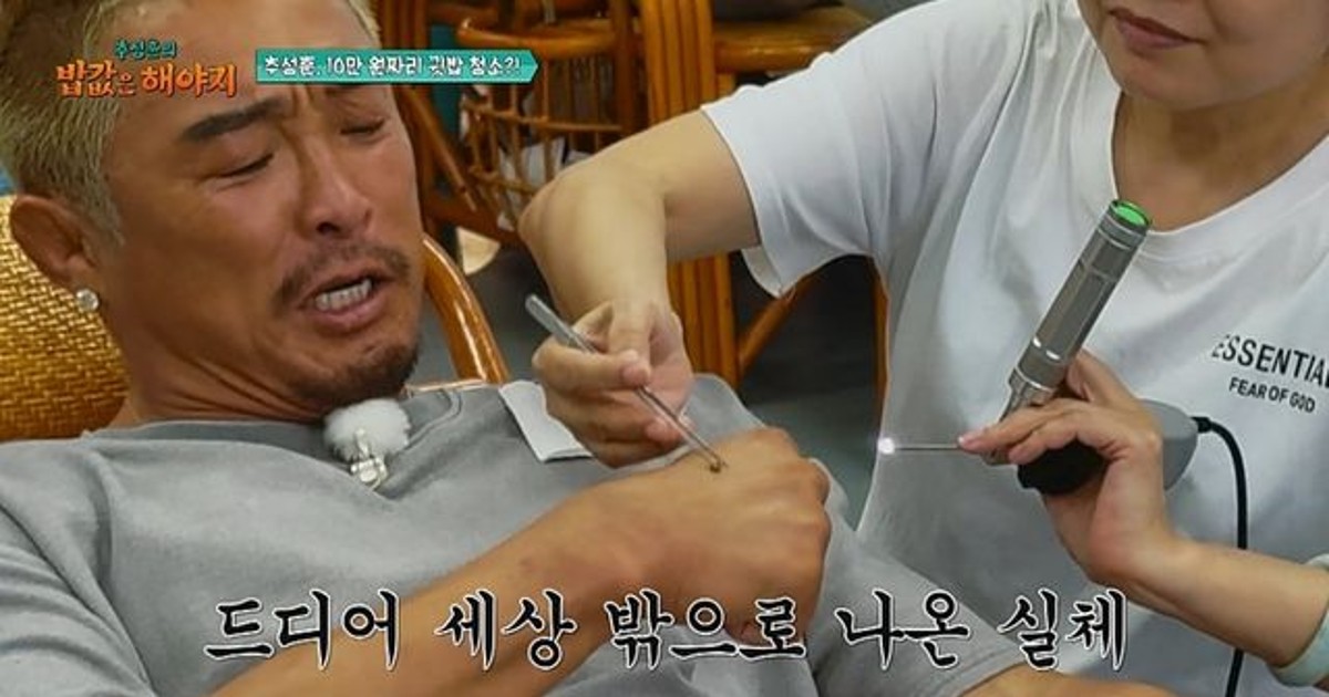 “귀에서 화석이?” 추성훈, 49년