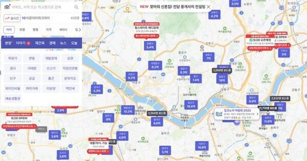 부동산 플랫폼의 진…