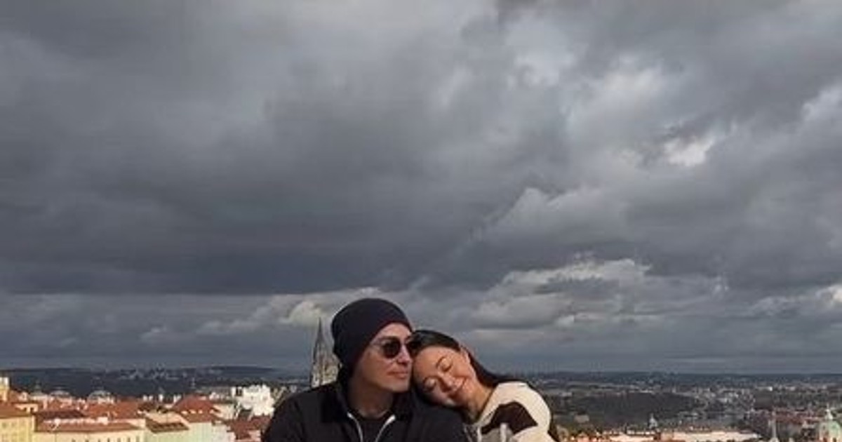 다니엘 헤니, ♥13세 연하 아내와 프라하서 달달한 입맞춤