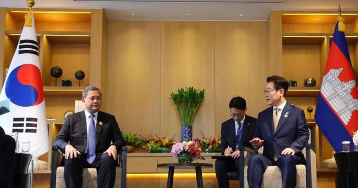 柬埔寨首相洪玛奈就韩国大学生遇害事件向李在明表示慰问