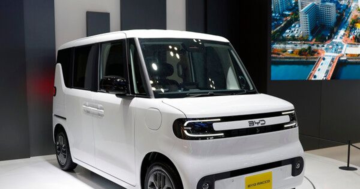 [2025 일본 모빌리티쇼] BYD, 일본 전용 전기 경차 ‘라코(RACCO)’ 최초 공개