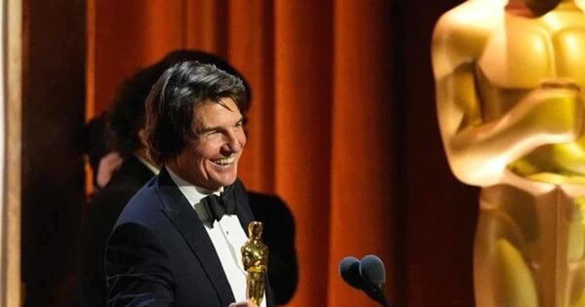 톰 크루즈, 생애 첫 오스카상으로 공