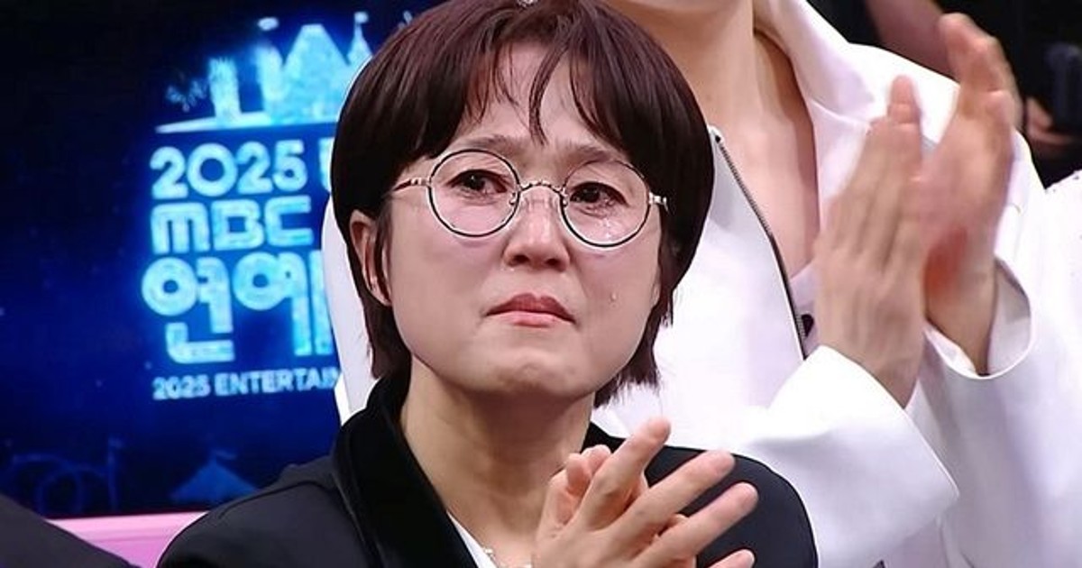 “직접 받았으면 좋았을 텐데…” MBC 연예대상 눈물바다 만든 한마디