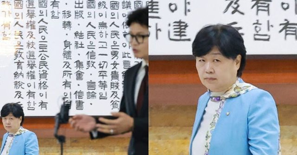 계엄이라도 하시게?…한동훈이 올린 서영교 찌릿 순간