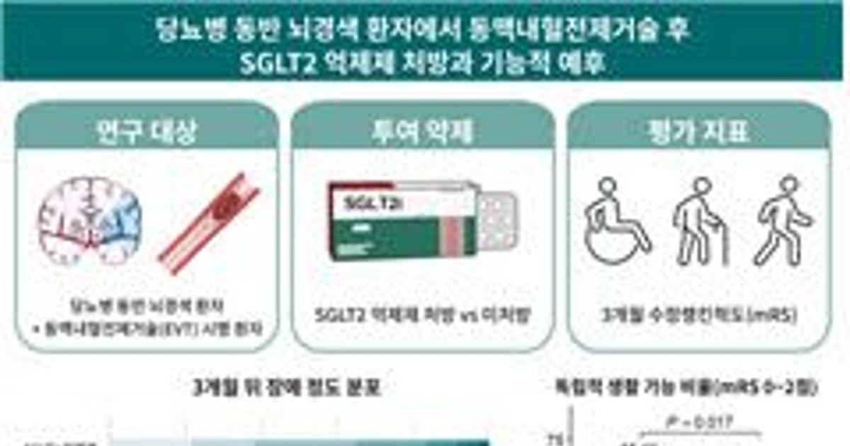뇌경색 뚫고도 남의 도움 받던 환자, 이 약 먹고 20%p 바뀐 결말