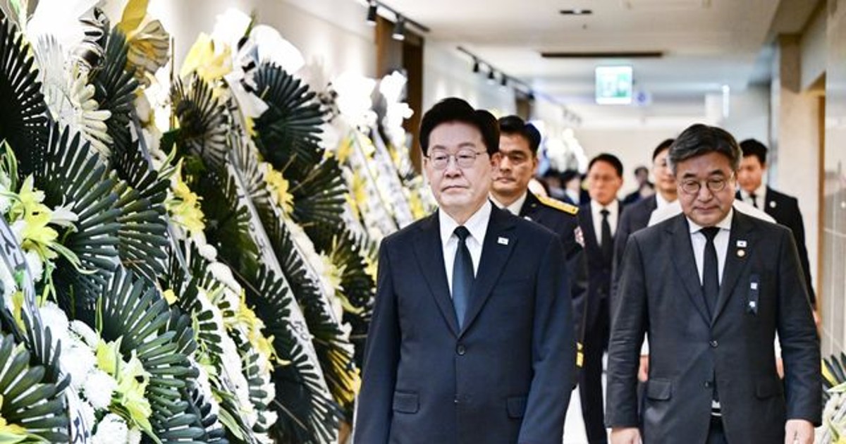 부천 화재 순직 조문 현장, 대통령이 꺼낸 진짜 한마디