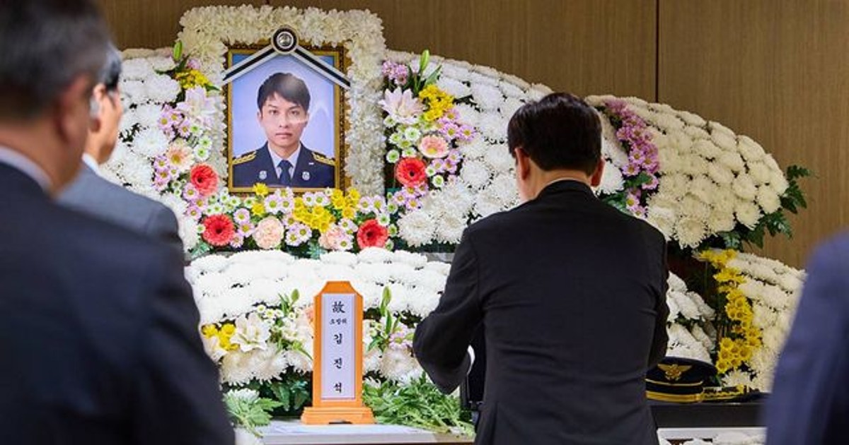 순직 소방관 빈소 찾은 대통령이 7살 딸 이야기 듣고 멈춘 이유
